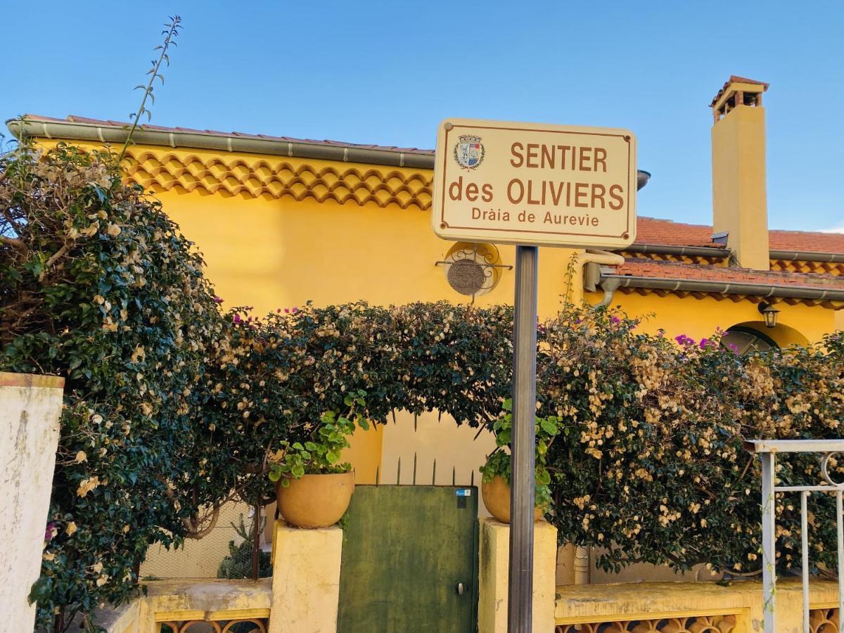Le Vigia-Vue Mer-Terrasse-Climatisation-Parking Menton Eksteriør billede